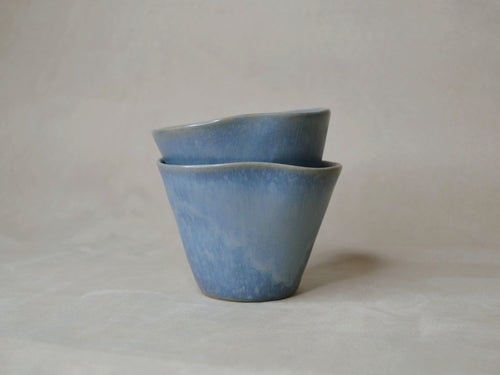 Tasse tulipe bleu ciel.