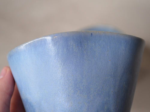 Tasse tulipe bleu ciel.